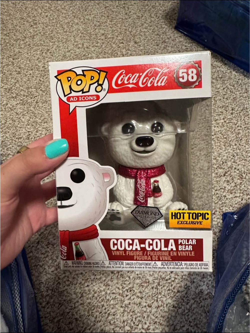 Funko Coca-Cola Polar Bear Pop! Vinyl Figure - White & Red